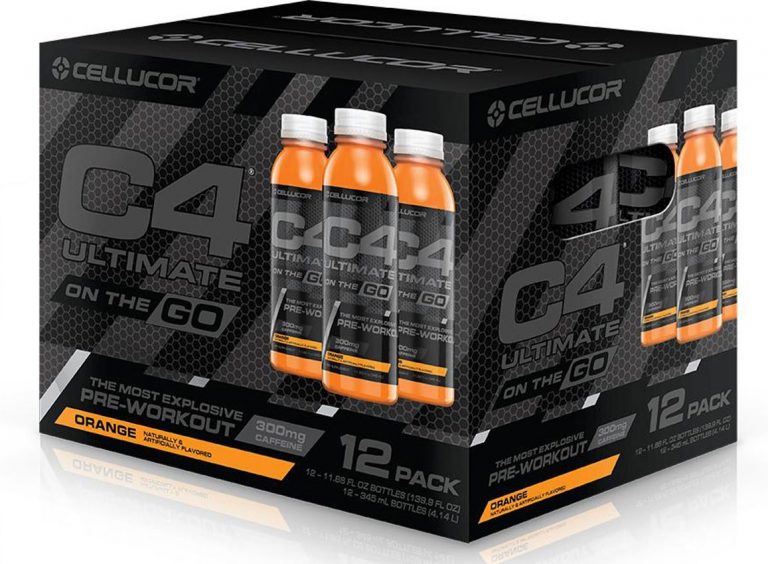 Cellucor C4 Ultimate On The Go PreWorkout Drink 12 Bottles