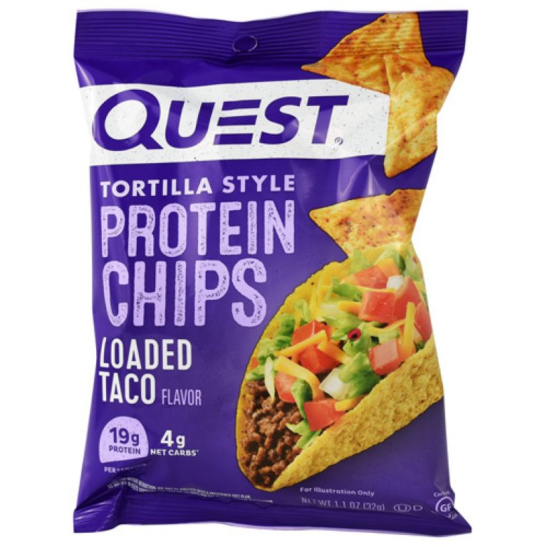 Quest Nutrition Quest Protein Chips 8 Bags Loaded Taco Weight